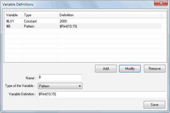 DTM Flat File Generator: project level variables